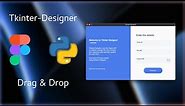 Create Beautiful Python GUI in 10 Minutes 🐍 | Tkinter Designer Tutorial