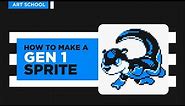 How to Make a Generation 1–Style Sprite