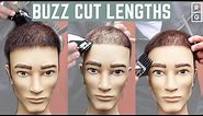 Buzz Cut Lengths Guide - Number 5 to Number 1 Buzz Cut