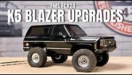 FMS FCX24 K5 BLAZER BUILD! New Upgrades, Oil Shock Conversion, & More!!
