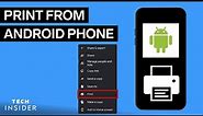 How To Print From Android Phone