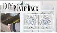 Plate Rack DIY ~ Plate Shelf Rack Idea ~ DIY Plate Rack