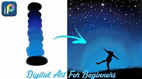 Digital art for beginners | Digital art tutorial in Mobile Phone | Ibispaintx Tutorial
