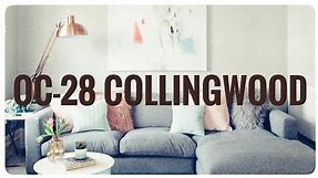 MODERN GRAY WALL COLOR | Benjamin Moore Collingwood | Interior Design 2020