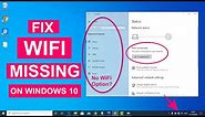 Fix WiFi Not Showing in Settings On Windows 10 | Fix Missing WiFi