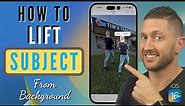 How to Lift Subject From iPhone Photo and Remove Background with Photo App Cutout Feature