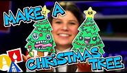 Make A Funny Christmas Tree Cutout