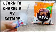 3 Amazing ways to charge a 9v battery