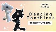 How to crochet the Dancing Toothless (LOW-SEW) -Right-handed