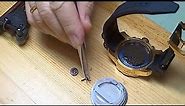 How to change battery for invicta watch.