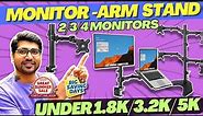 Best Monitor Stand for Desk🔥Dual Monitor Arm India🔥Dual Monitor Stand🔥Top 5 Best Monitor Stands