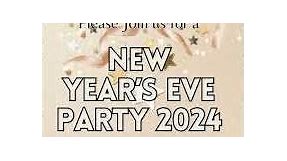 New Year's Eve Party Invitation Template - Animated Digital NYE Party Invite