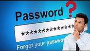 How to recover forgotten password for any app and website