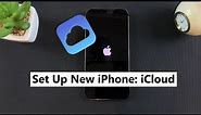 How To Set Up New iPhone From iCloud Backup | iPhone 13 Pro