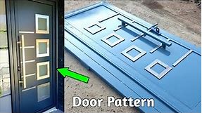 Door Pattern Gate Making Process | How to make iron gate design for home entrains