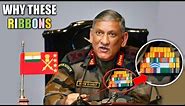 Meaning Behind Colorful Ribbons On Soldier’s Uniform? Indian Army Service Ribbons - Military Ribbons