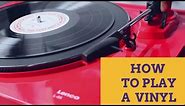 How To Play a Vinyl Record | Lenco L85 Turntable Setup & Review