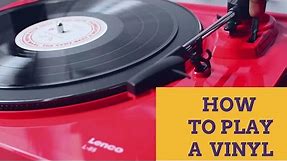 How To Play a Vinyl Record | Lenco L85 Turntable Setup & Review