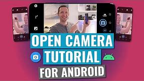 Open Camera App TUTORIAL (2019 Android Camera Apps)