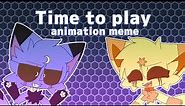 Time to play // animation meme [oc/gift?] // ⚠️flashing light⚠️