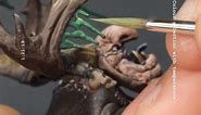 Another clip taken from my latest tutorial of the Troggoth King Trolls head. Besides the skin, I also cover the moss hanging from his horns in detail too. Learn the brush techniques switches I make to apply these highlights in a softer pattern as well as to control the temperature of our paint to gain more contrast without applying white to keep the saturation up, making it pop! Join my Patreon to follow this full length tutorial and gain access to over a 100 hours of video tutorials on painting