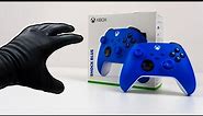 Xbox Series X Controller Shock Blue Unboxing