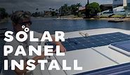 SOLAR PANEL INSTALL ON A BOAT | The Rudder