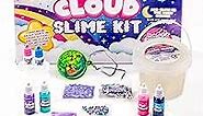 GirlZone Cosmic Cloud Slime Kit, Premade Galaxy Slime Kit for Girls with Slime Glitter and Inks, Slime Fun Straight Out of The Tub, Great Slime Kits for Girls Ages 10 12 and Gift Idea