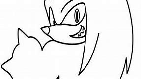 How To Draw Knuckles From Sonic The Hedgehog Movie 2 | Jolly Toy Art #shorts