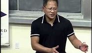 Jen-Hsun Huang: Stanford student and Entrepreneur, co-founder and CEO of NVIDIA
