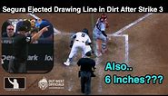 E134 - Jean Segura Ejected Drawing a Line in the Dirt After Jeff Nelson's Outside Strike Three Call