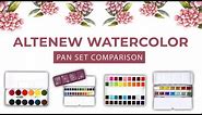 Which watercolor pan set is best for you? Discover the differences between watercolor sets!