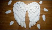 BUDGET-FRIENDLY AND EASY ANGEL WINGS / DIY ANGEL WINGS MADE OF PAPER