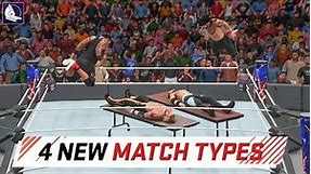 WWE 2K18 Top 4 More New Custom Match Types