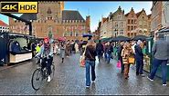 Bruges (Belgium) Walking Tour | The Dreamy city of Belgium [4K HDR]