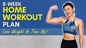 8-Week Home Workout Plan to Lose Weight & Tone Up | Joanna Soh