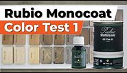 Rubio Monocoat Color Test #1