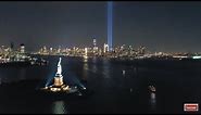 New York City Skyline at Night Screensaver Manhattan Skyline HD Aerial Landscapes Live