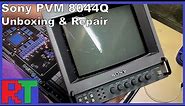 The Worst Packed CRT | Sony PVM 8044Q Unboxing & Fix