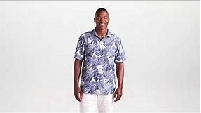 Tommy Bahama ST325929TB Men's Coconut Point Playa Flora Short Sleeve Shirt - Buy at ApparelnBags.com