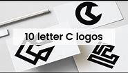 10 letter C logo designs