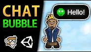 Simple Chat Bubble in Unity! (Chat, NPC, Multiplayer)