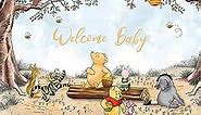 Cartoon Forest Photography Backdrop Kids Bedroom Decorations Cute Bear Animals Photo Background Friends Play Eat Honey Birthday Baby Shower Supplies Backdrops For Photoshoot 5*3ft