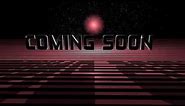Great Coming Soon Text 3D and Background Animation Royalty Free Video Footage AA VFX