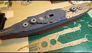 USS Arizona by Trumpeter 1/200 Scale Build Video 3