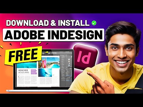 How to Download Adobe InDesign for FREE on PC & MAC in 2025 | Adobe InDesign Free Download