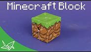 Minecraft Block Origami