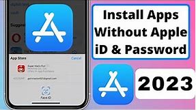 How to Install Apps Without Apple iD | Download Apps On iPhone Without Apple iD & Password 2023
