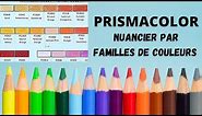 PRISMACOLOR : le nuancier par FAMILLES de COULEURS de Colour with Claire traduit en français !