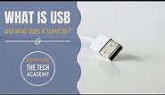 What is USB and What Does it Stand for? Explained Simply for Beginners by The Tech Academy